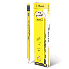 Dollar Black Lead Pencil Break-resistant 2hb 12s