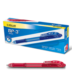 Dollar Ball Pen Bp-3 Red 10s