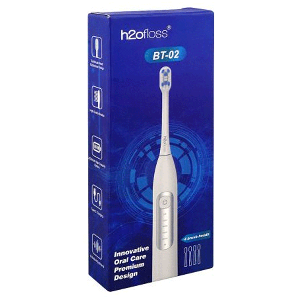 H2ofloss Electric Toothbrush Black Bt-02