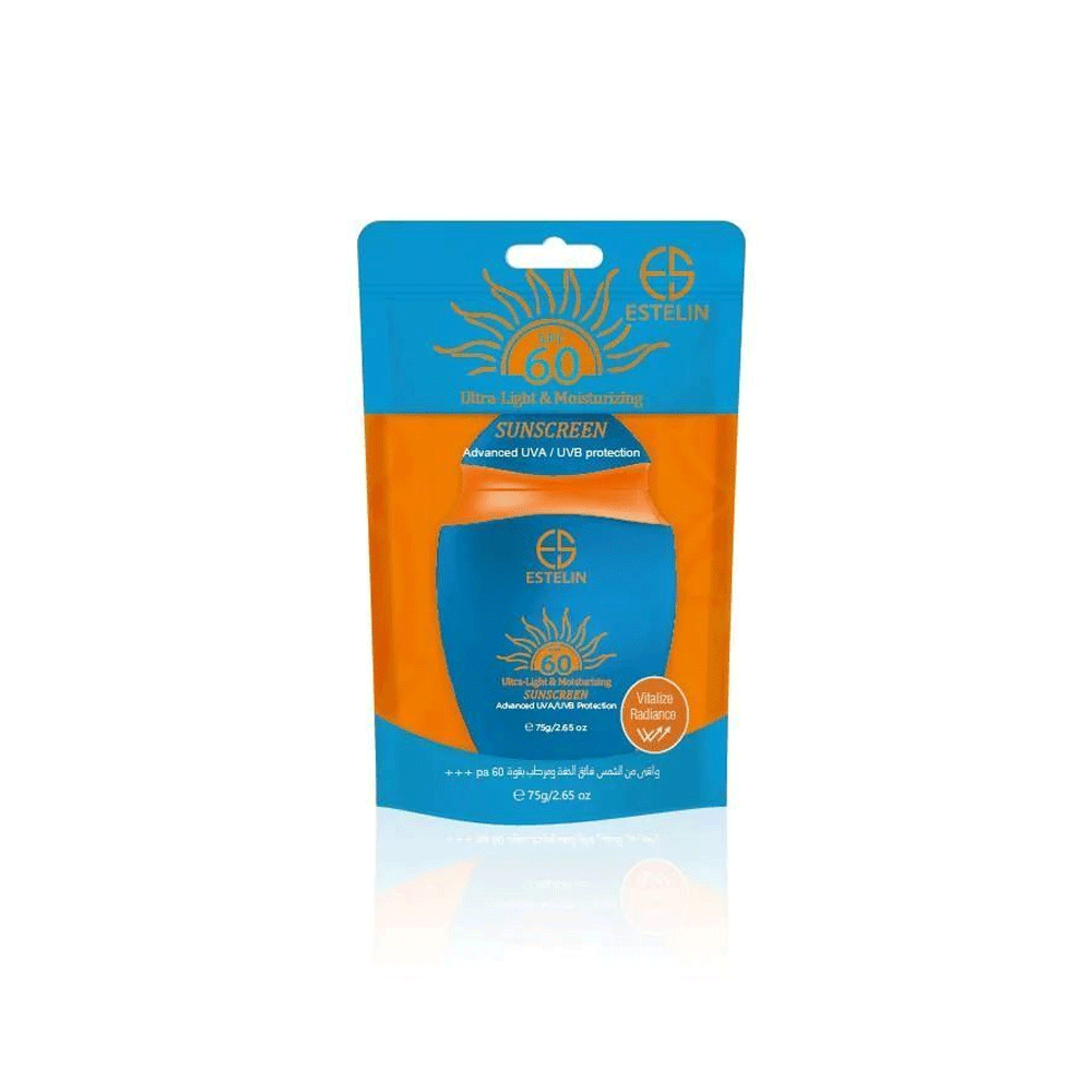 Estelin Ultra-light & Moisturizing Sunscreen Spf 60 75g