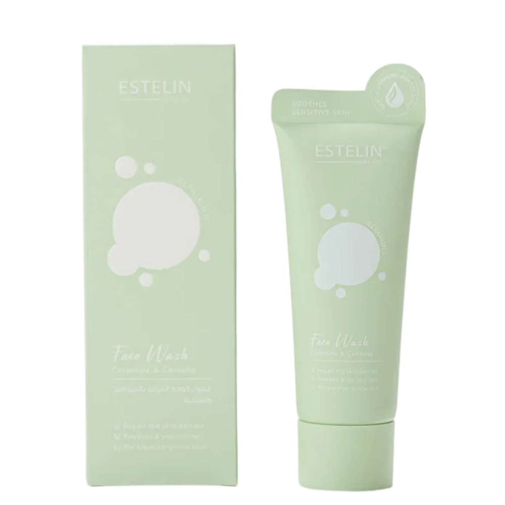 Estelin Ceramide & Centella Face Wash 80g