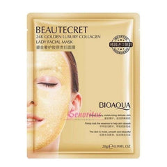 Bioaqua Moisturizing Golden Luxury Collagen Lady Facial Mask 28g