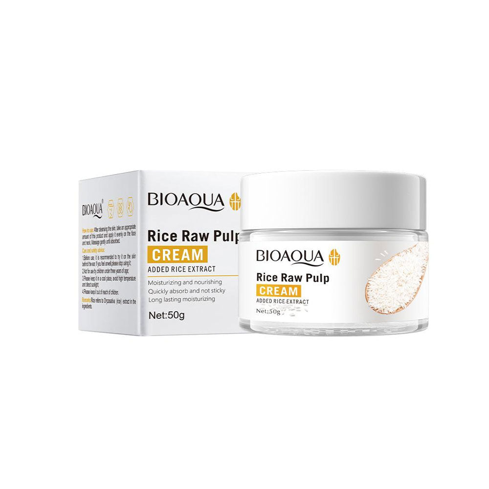 Bioaoua Rice Raw Pulp face Cream 50g