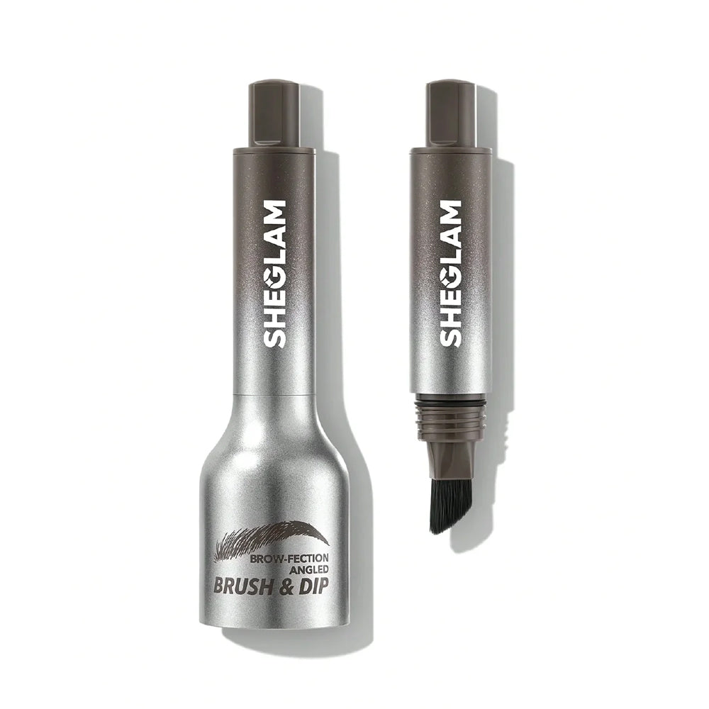 Sheglam Brow-fection Angled Brush & Dip Charcoal 1.2ml