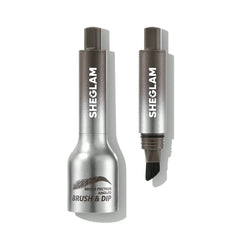 Sheglam Brow-fection Angled Brush & Dip Charcoal 1.2ml