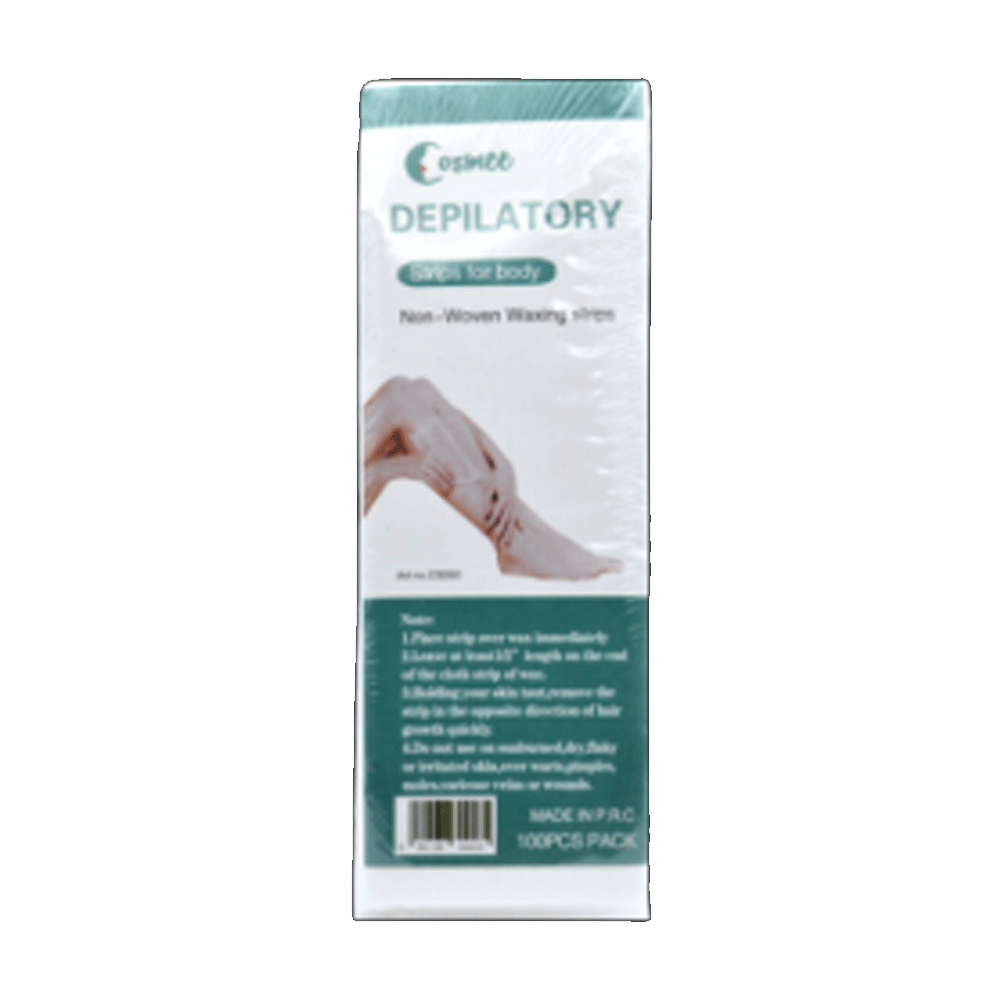 Cosmee Depilatory Non-woven Waxing Strips 100s