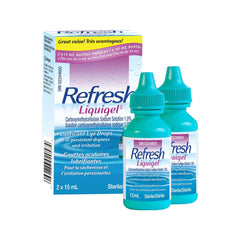Refresh Liquigel Eye Drops Two Bottles 15ml