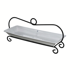 Symphony Recangular Plate & Stand Es3850