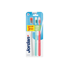 Jordan Clean Smile Medium Toothbrush Value Pack 3s