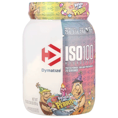 Dymatize Iso 100 Protein Birthday Cake Pebbles 610g 1.34lb