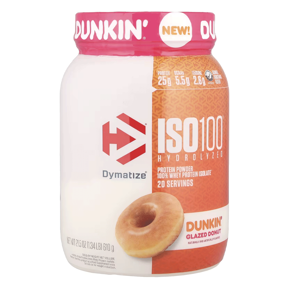 Dymatize Iso 100 Protein Dunkin Glazed Donut 610g 1.34lb