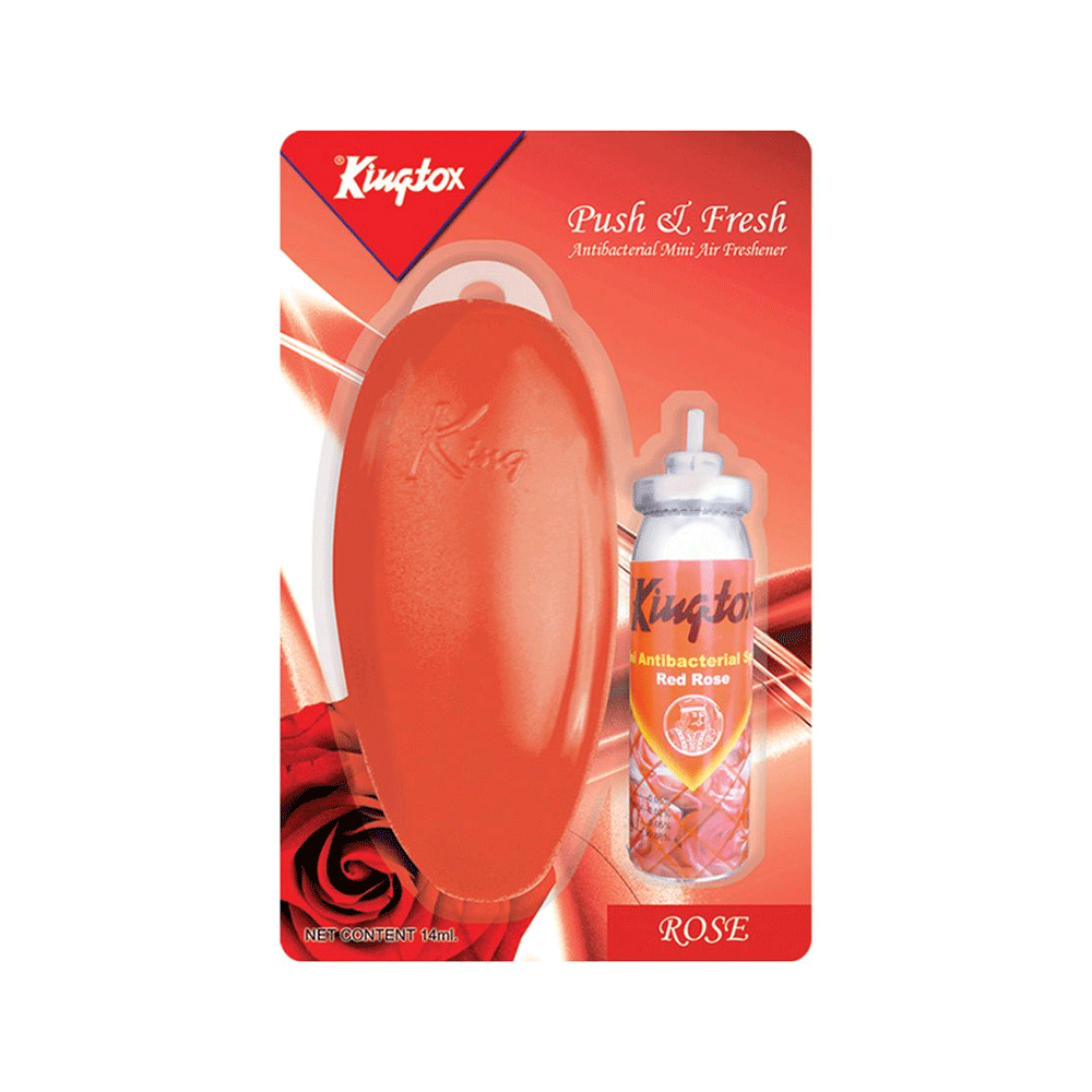 Kingtox Air Freshner Push & Fresh Refill Red Rose 14ml
