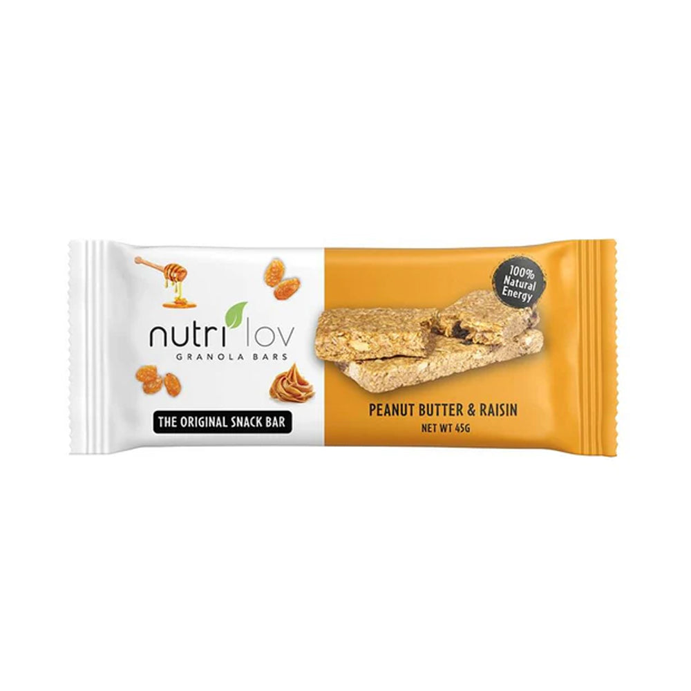 Nutri lov Peanut Butter & Raisin Bar 45g