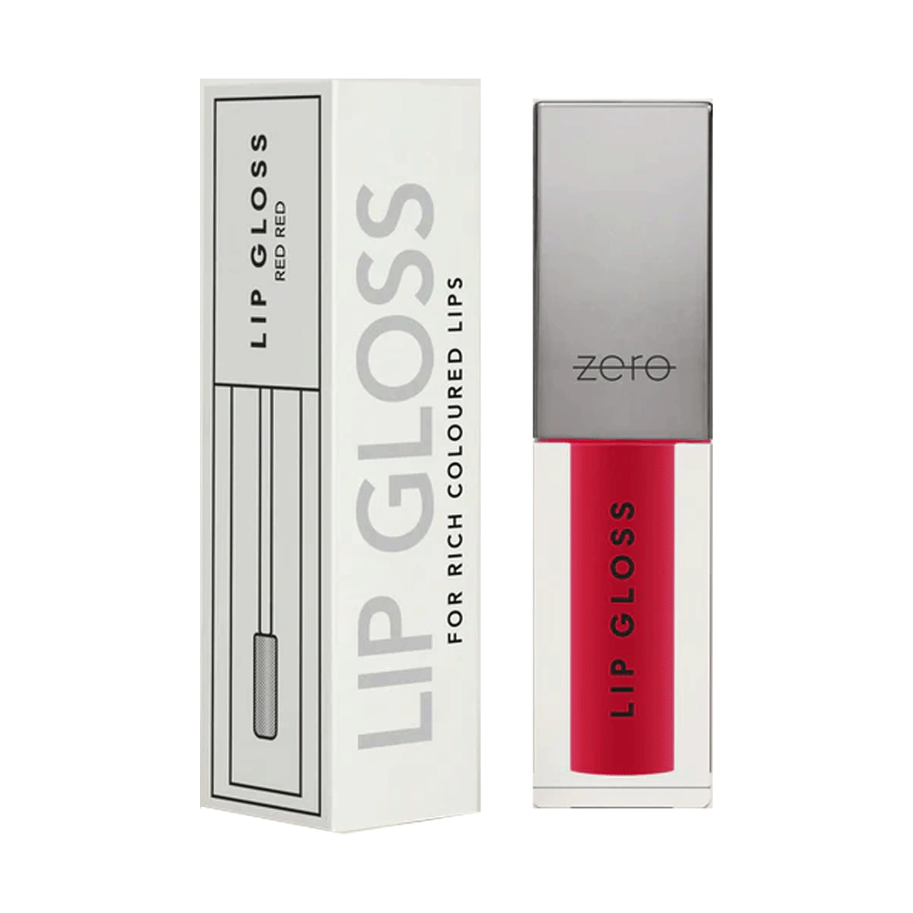 Zero Makeup Lip Gloss Red Red 4.8ml