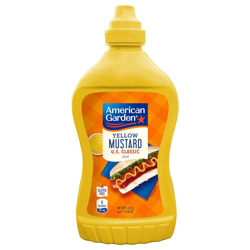 American Garden Yellow Mustard 227g