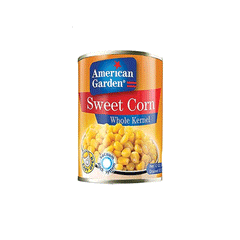 American Garden Sweet Corn Whole Kernel Tin 340g
