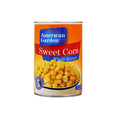 American Garden Sweet Corn Whole Kernel Corn 400g