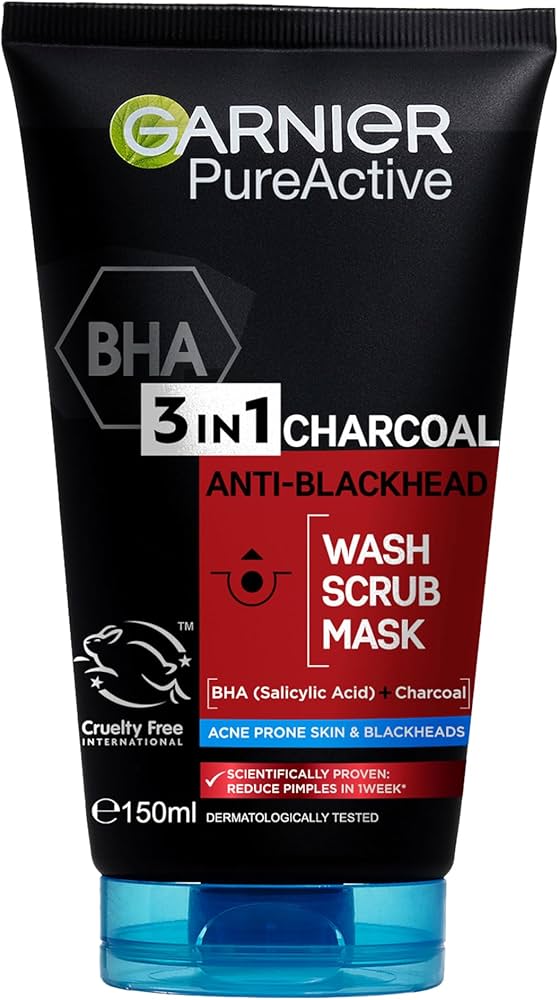 Garnier Skin Active 3in1 Charcoal Wash 150ml