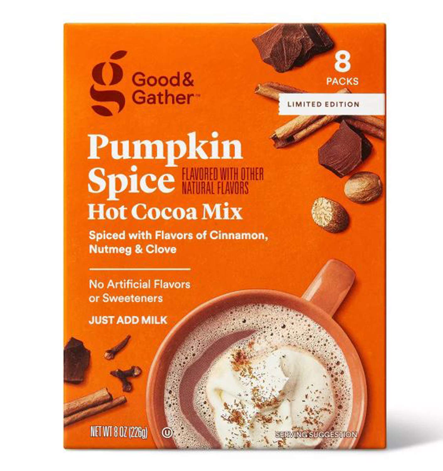Good & Gather Pumpkin Spice Hot Cocoa Mix 224g