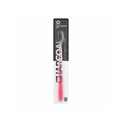 Superdrug Charcoal Toothbrush Soft Red