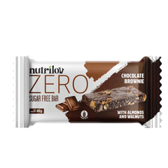 Nutri lov Zero Chocolate Brownie Sugar Free Bar 40g