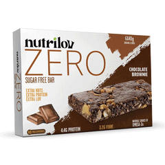 Nutri lov Zero Chocolate Brownie Sugar Free Bar Pack 6x40g