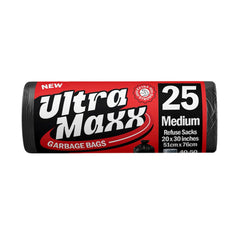 Ultra Maxx 25 Medium Garbage Bags 20x30