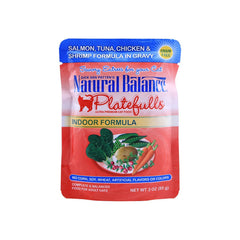 Natural Balance Salmon,tuna & Chicken Shrimp Pouch85g