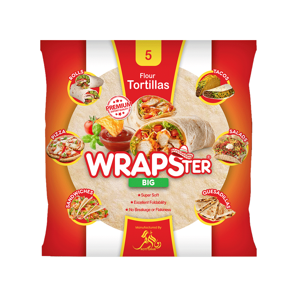 Wrapster Regular Flour Tortillas 8pcs