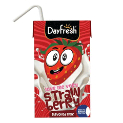 Dayfresh Strawberry Flavored Milk 125ml