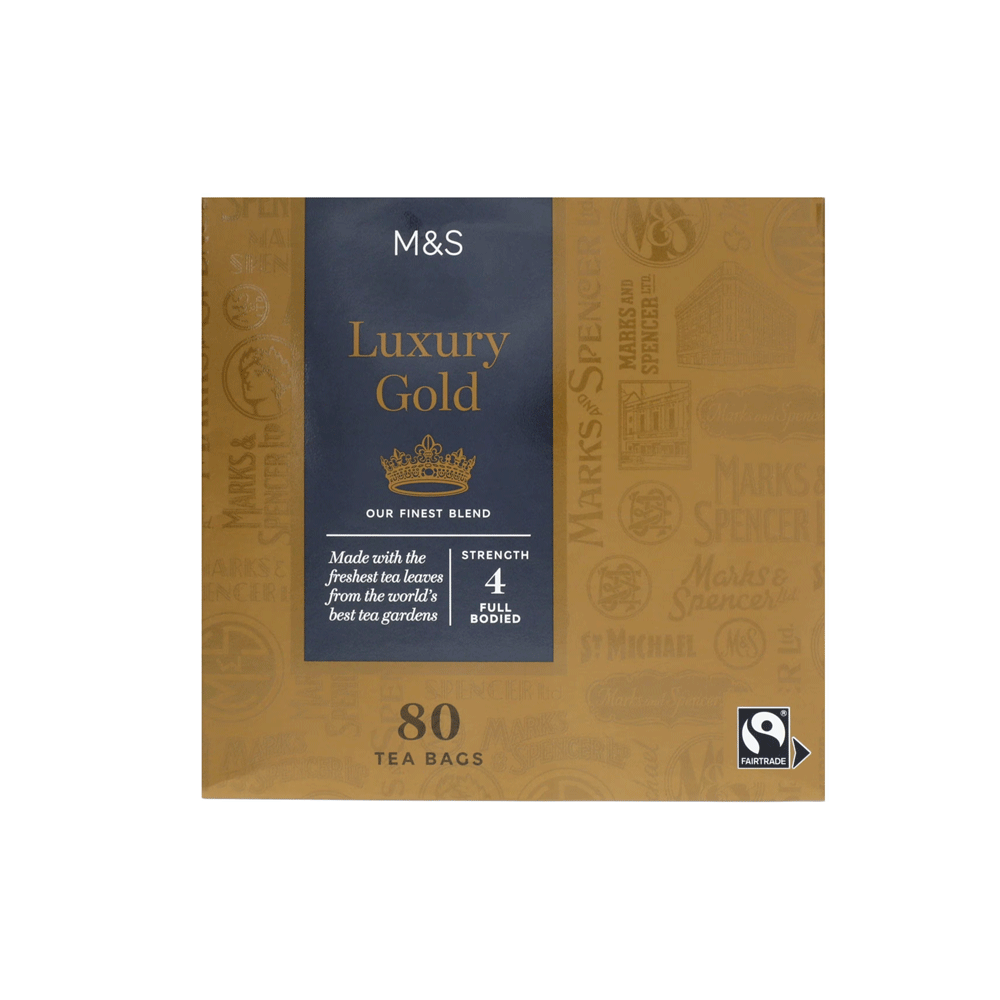 Marks & Spencer Luxury Gold Teabag 80s