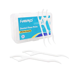 Nero Dental Floss Picks 50s