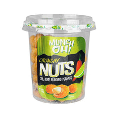 Munch Oh Crunchy Nuts Chilli Lime Flavoured Peanuts 150g