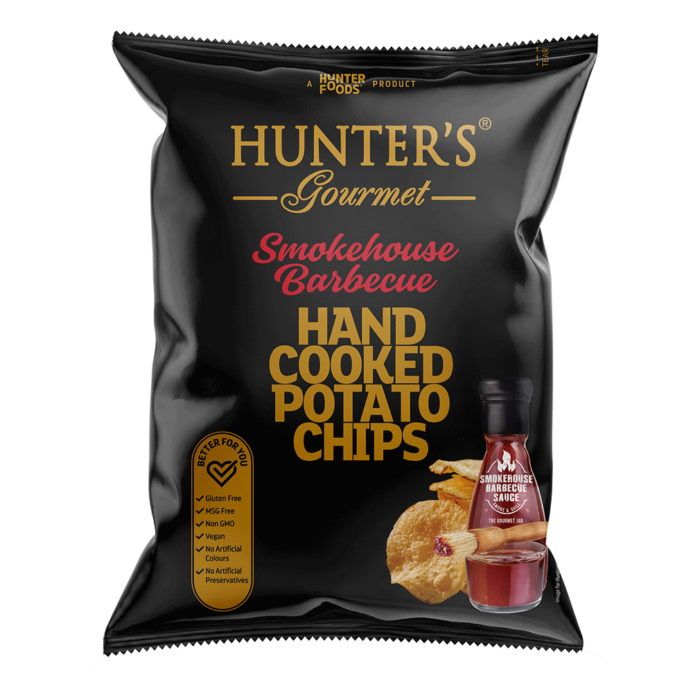 Hunter's Smokehouse Barbecue Chips 125g