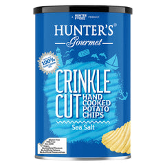 Hunter’s Gourmet Crinkle Cut Chips Sea Salt 140g