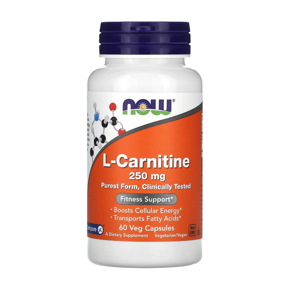 Now L-Carnitine 250mg Cap 60s