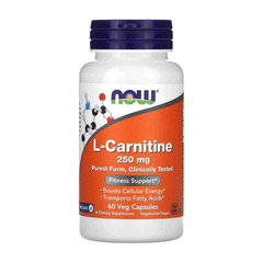 Now L-Carnitine 250mg Cap 60s
