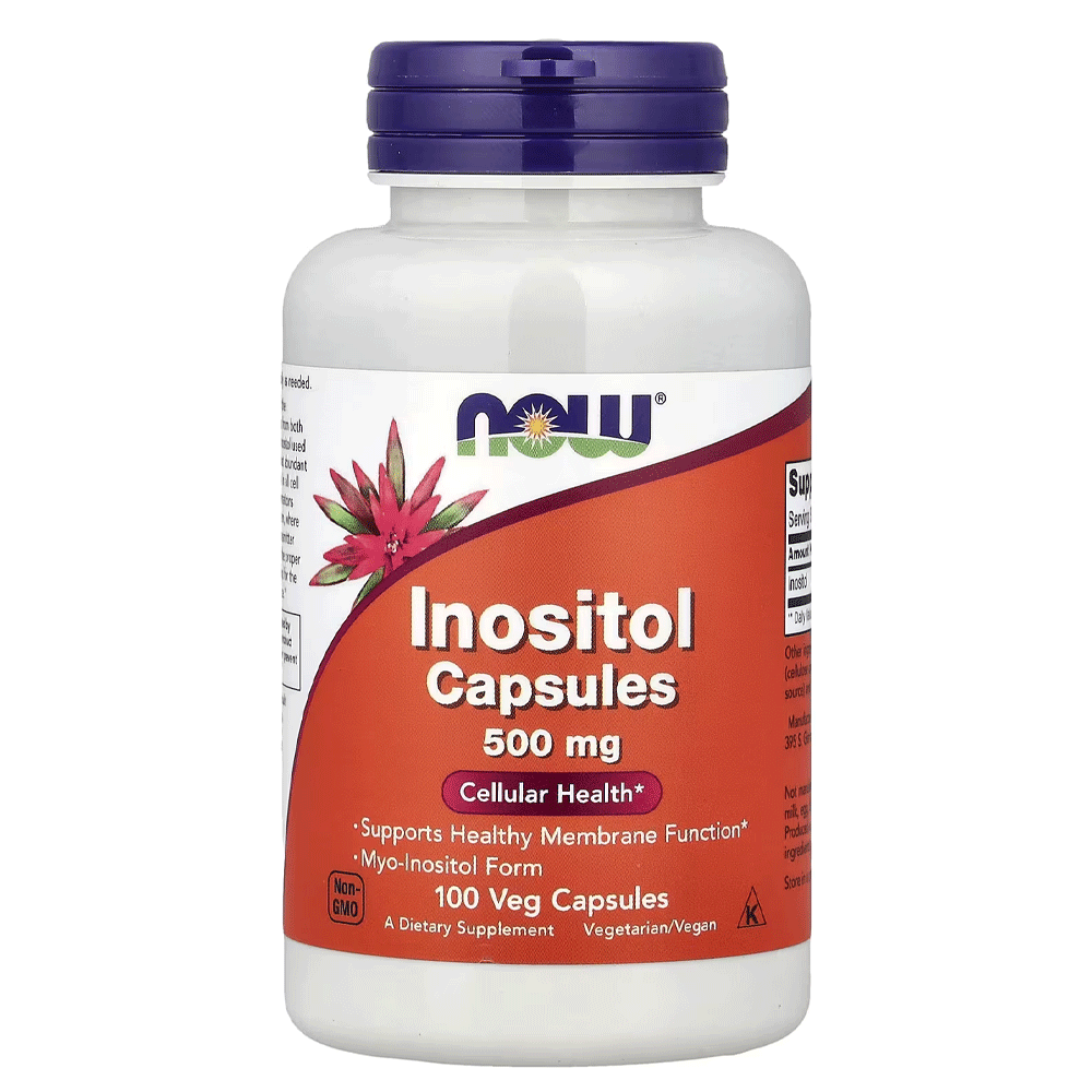 Now Inositol 500mg 100 Cap
