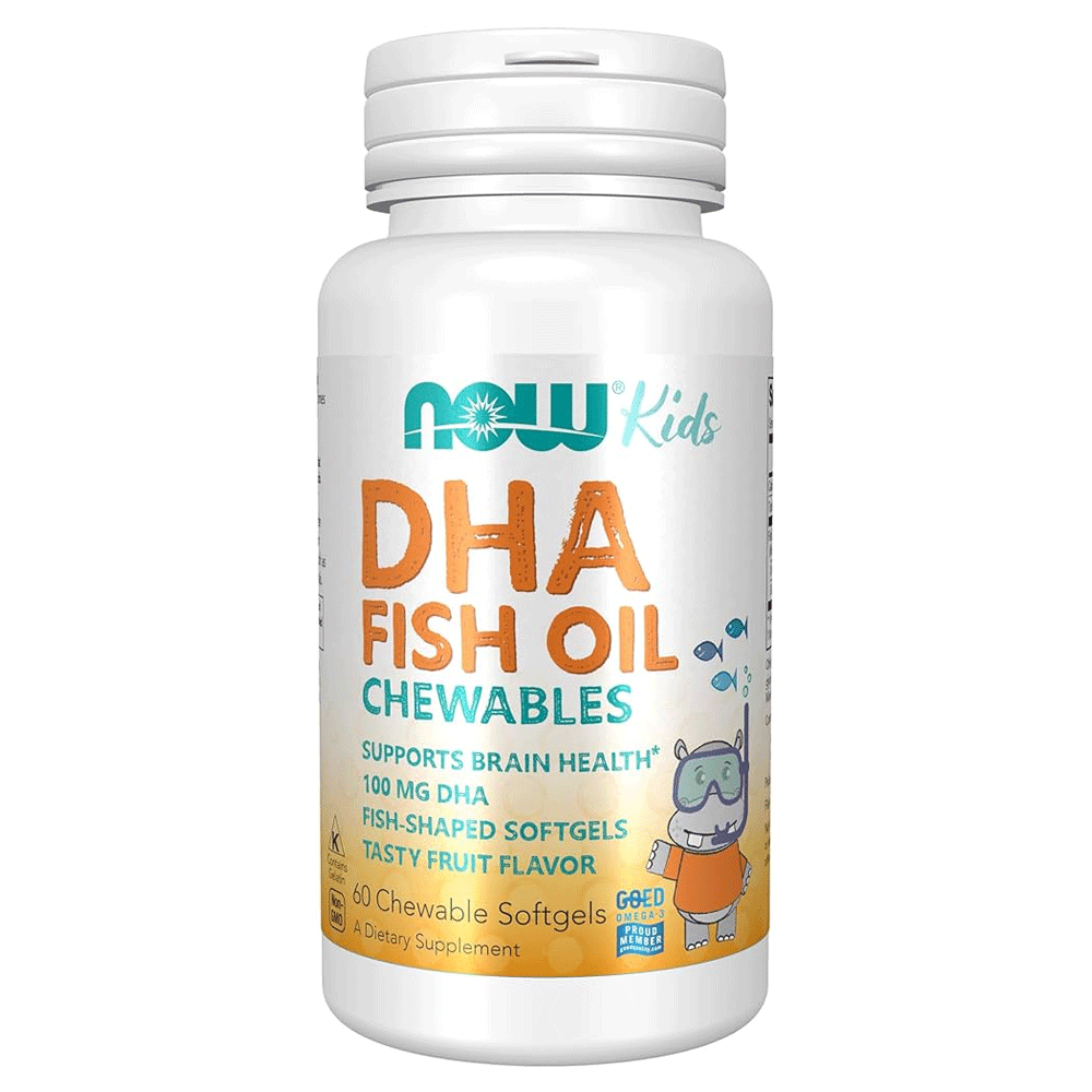 Now Kids Dha Fish Oil Chewable Softgels 60s
