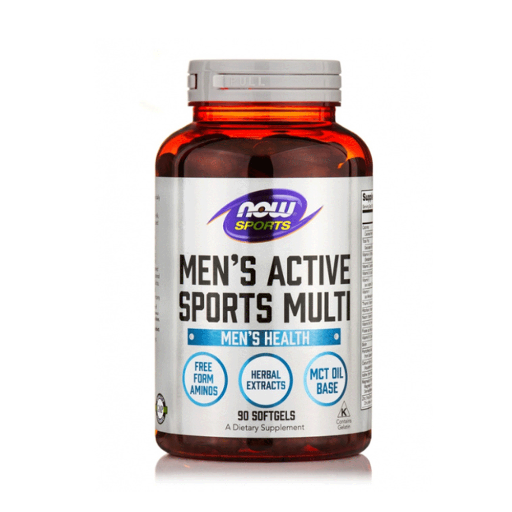 Now Mens Active Sports Multi Softgels 90s