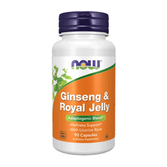 Now Ginseng & Royal Jelly Cap 90s