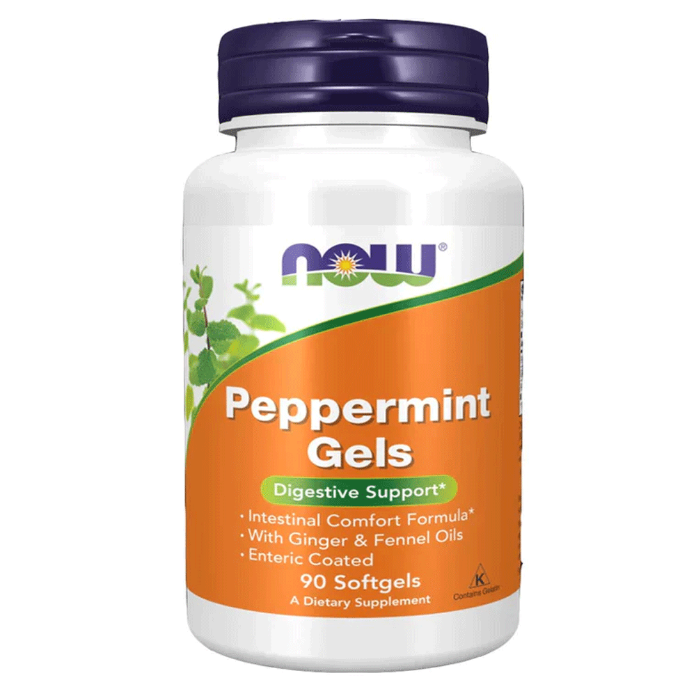 Now Peppermint Gels Softgels 90s