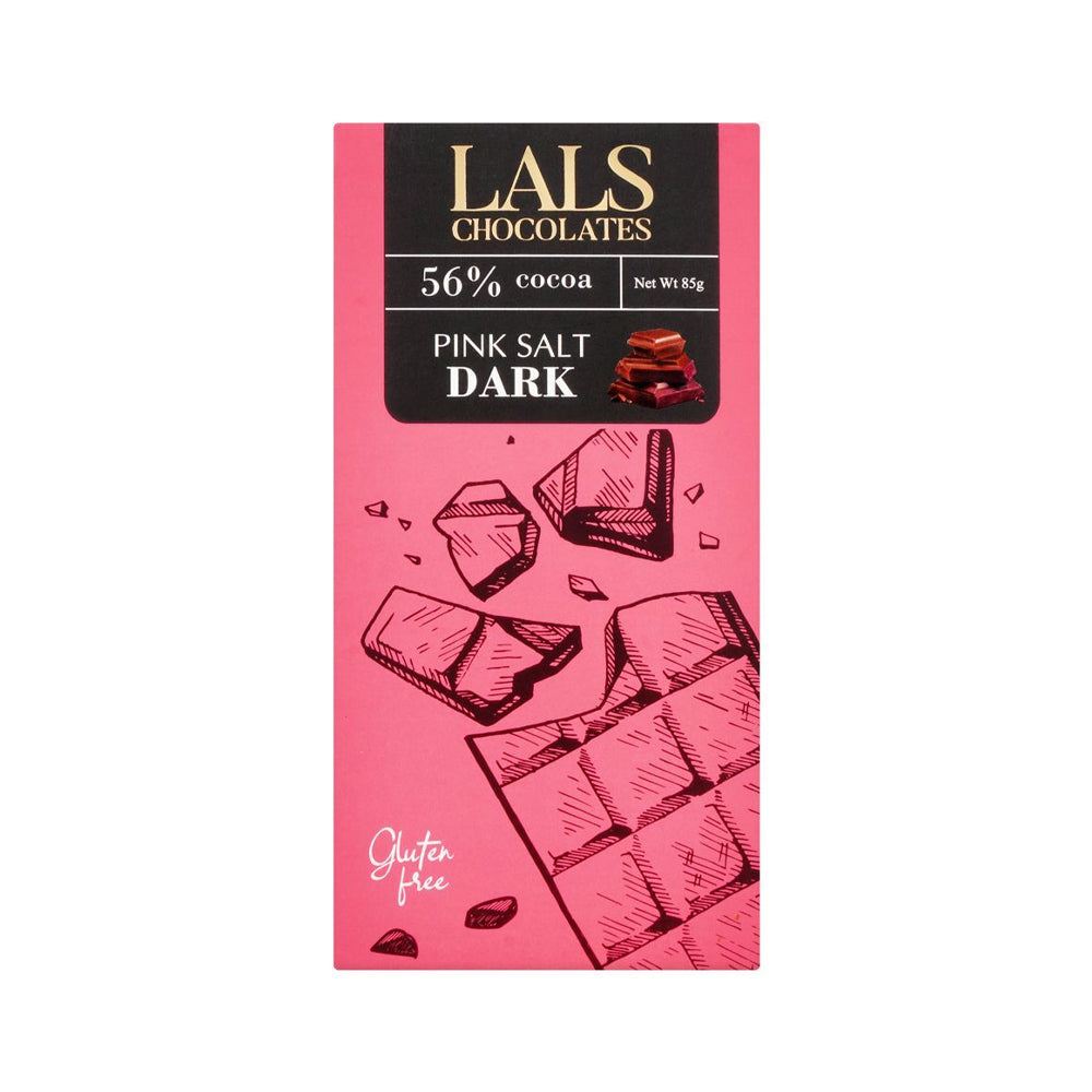 Lals Pink Salt Dark Chocolate 85g
