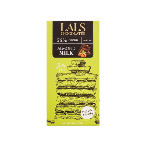 Lals Almond Milk 56% Chocolate 90g