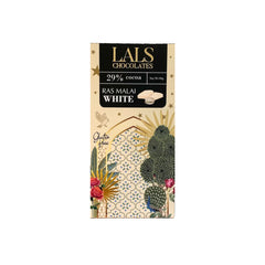 Lals 29% Cocoa Ras Malai White Chocolate 80g