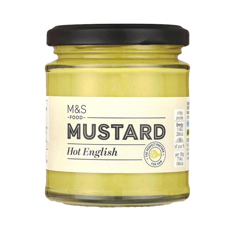 M&s Hot English Mustard 180g