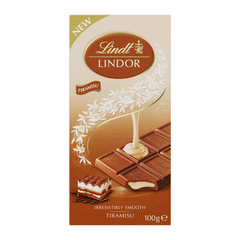 Lindt Lindor Tiramisu Chocolate 100g