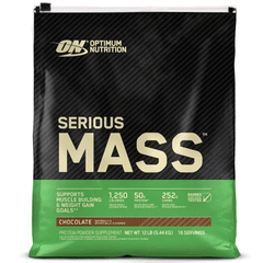 On Serious Mass Chocolate Protein Powder Supplement 5.44kg 12lb