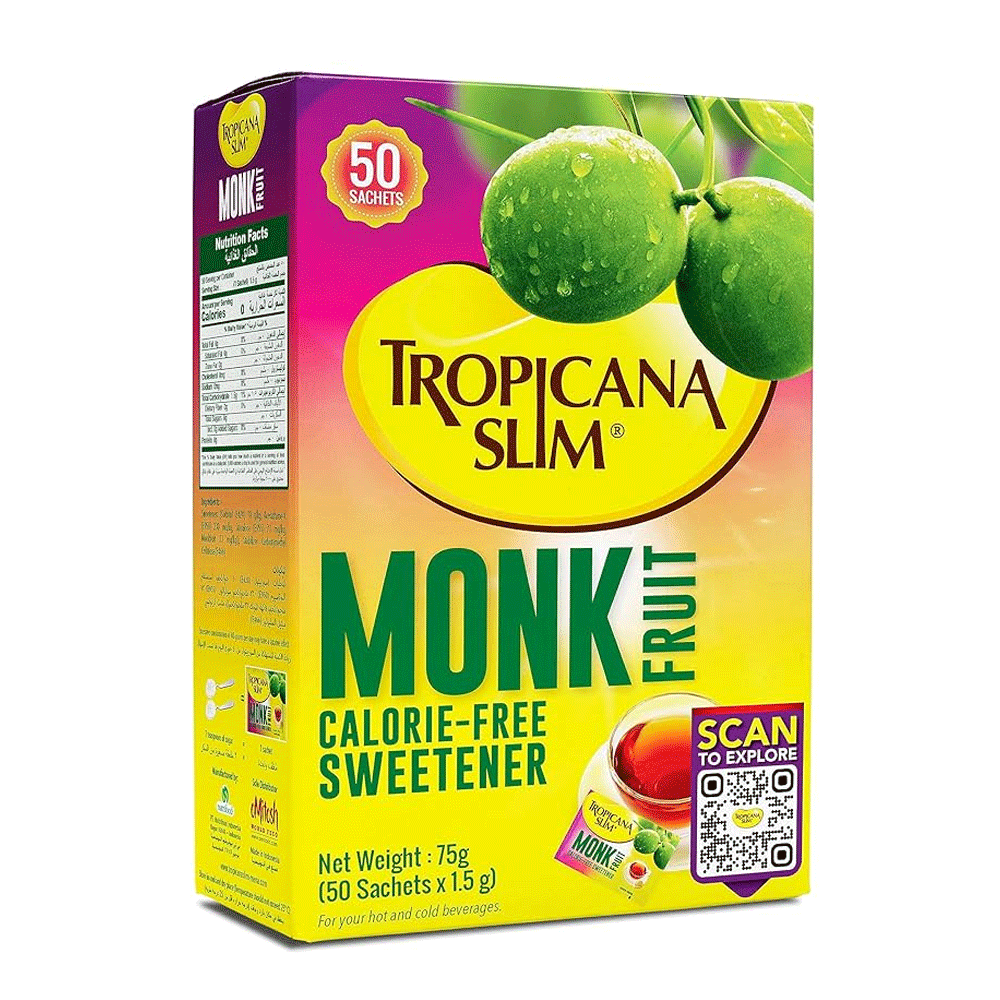 Tropicana Slim Monk Fruit Sweetener 50s