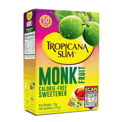 Tropicana Slim Monk Fruit Sweetener 50s